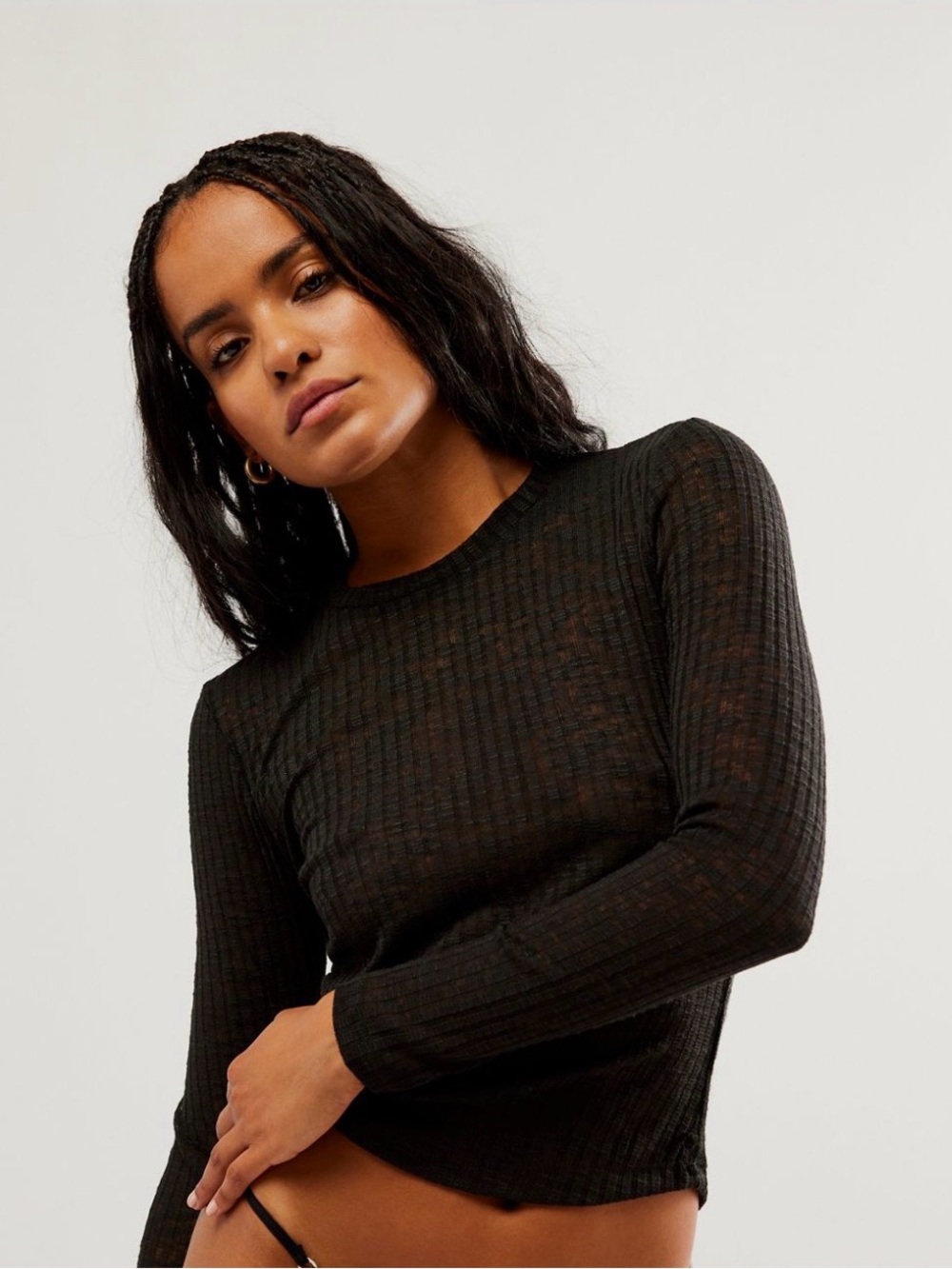 FREE PEOPLE Aura Layering Top